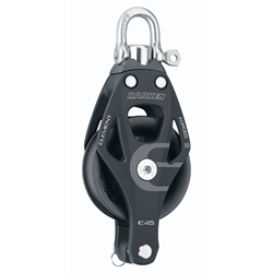 45 mm | Harken 6231 - Aluminum Element Block, Swivel, Becket